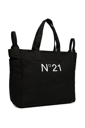 borsa in cotone nero N°21 KIDS | N21926N03520N900